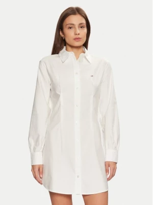 Obrázek produktu Tommy Jeans Košilové šaty DW0DW20471 Bílá Regular Fit