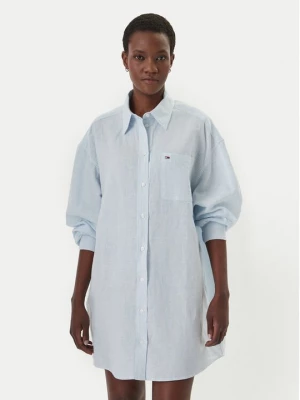 Obrázek produktu Tommy Jeans Košilové šaty DW0DW22344 Světle modrá Relaxed Fit