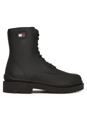 Obrázek produktu Tommy Jeans Kotníková obuv Tjm Lace Up Tumbled High EM0EM01631 Černá