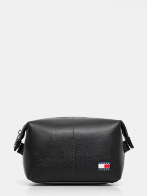 Obrázek produktu Tommy Jeans Kožená kosmetická taška Tommy Jeans černá