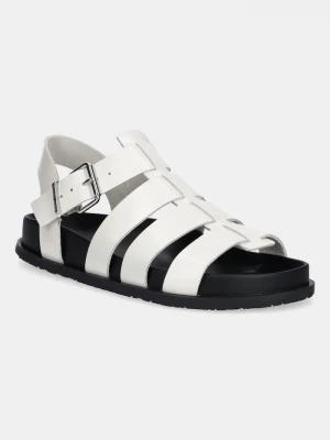 Obrázek produktu Tommy Jeans Kožené sandály TJW FISHERMAN PATENT SANDAL bílá