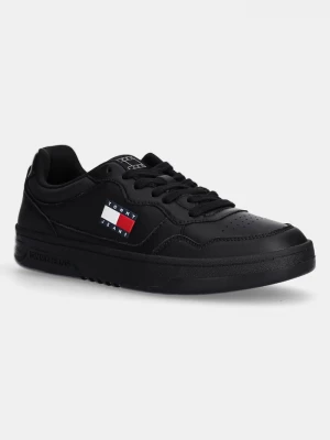 Obrázek produktu Tommy Jeans Kožené sneakers boty Tommy Jeans TJM CUPSOLE LEATHER ESS černá