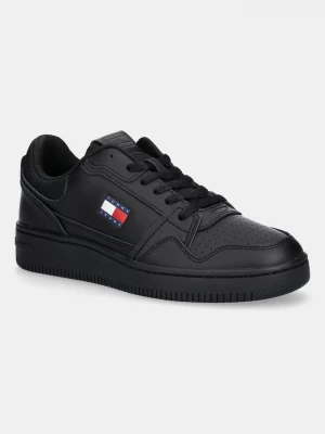 Obrázek produktu Tommy Jeans Kožené tenisky TJM RETRO BASKET černá
