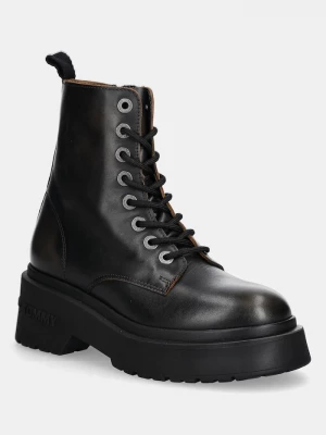 Obrázek produktu Tommy Jeans Kožené workery Tommy Jeans TJW CHUNKY RUGGED BOOT hnědá