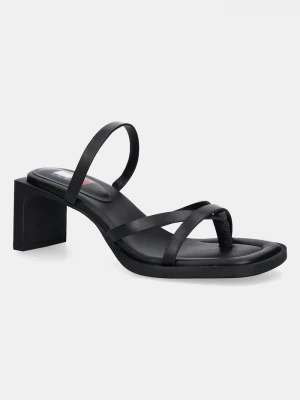 Obrázek produktu Tommy Jeans Kožené žabky Tommy Jeans THE SOHO SANDAL černá