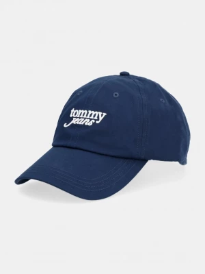 Obrázek produktu Tommy Jeans kšiltovka dámská bavlněná námořnická modř