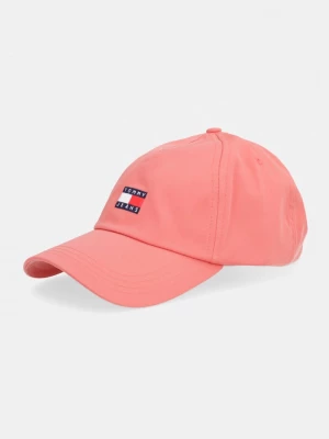 Obrázek produktu Tommy Jeans kšiltovka dámská bavlněná oranžová