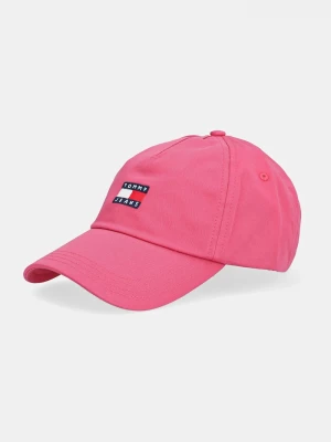 Obrázek produktu Tommy Jeans kšiltovka dámská bavlněná růžová