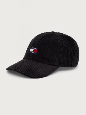Obrázek produktu Tommy Jeans kšiltovka pánská manšestrová černá