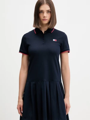 Obrázek produktu Tommy Jeans letní šaty s bavlnou námořnická modř