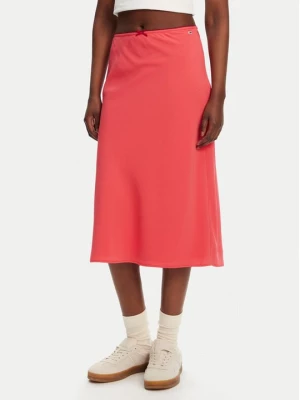 Obrázek produktu Tommy Jeans Midi sukně Tjw Midi Aop Skirt DW0DW20272 Korálová Regular Fit