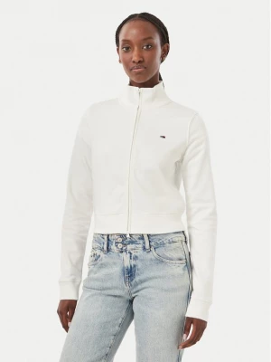 Obrázek produktu Tommy Jeans Mikina Flag DW0DW23535 Bílá Slim Fit