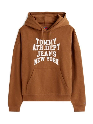 Obrázek produktu Tommy Jeans Mikina 'Heritage 90S Varsity' hnědá / bílá