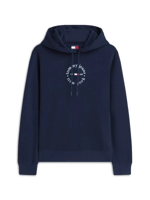 Obrázek produktu Tommy Jeans Mikina 'Logo Drawstring' námořnická modř / červená / bílá