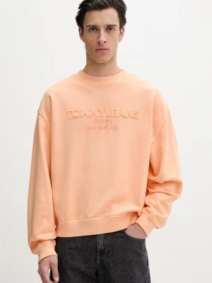 Obrázek produktu Tommy Jeans mikina pánská s bavlnou oranžová