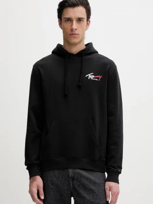 Obrázek produktu Tommy Jeans mikina s kapucí pánská bavlněná černá