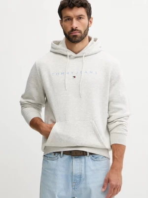 Obrázek produktu Tommy Jeans mikina s kapucí pánská s bavlnou šedá