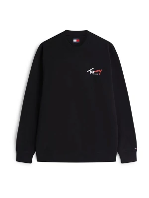 Obrázek produktu Tommy Jeans Mikina 'Signature Logo Sueded' červená / černá / bílá