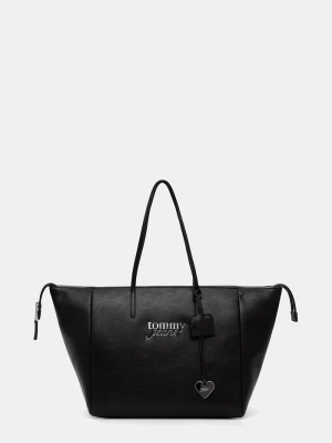 Obrázek produktu Tommy Jeans nákupní taška dámská z imitace kůže černá