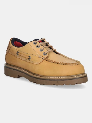 Obrázek produktu Tommy Jeans Nubukové polobotky Tommy Jeans ARCHIVE 01 BOAT SHOE béžová