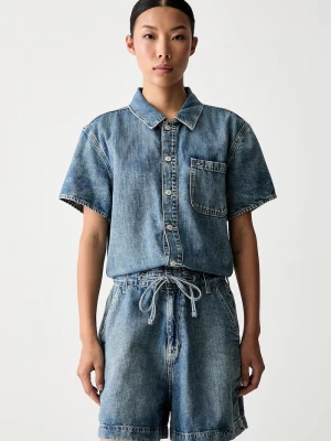 Obrázek produktu Tommy Jeans overal dámský džínový modrá