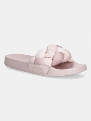 Obrázek produktu Tommy Jeans pantofle dámské TJW BRAIDED SLIDES růžová