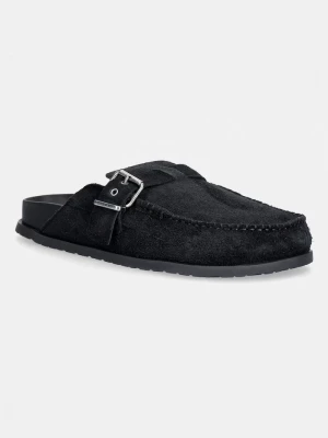 Obrázek produktu Tommy Jeans pantofle pánské semišové BIND MULE WASHED SUEDE černá