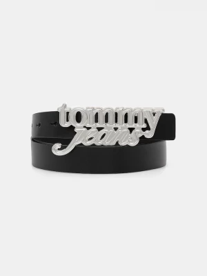 Obrázek produktu Tommy Jeans pásek dámský kožený černá
