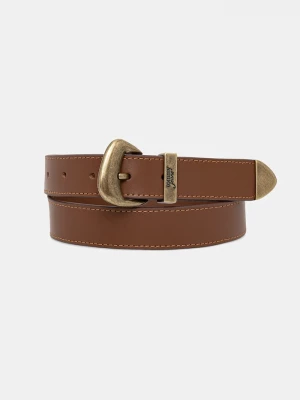 Obrázek produktu Tommy Jeans pásek dámský kožený hnědá
