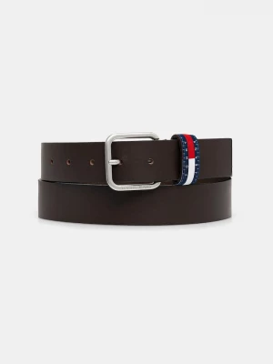Obrázek produktu Tommy Jeans pásek pánský kožený hnědá