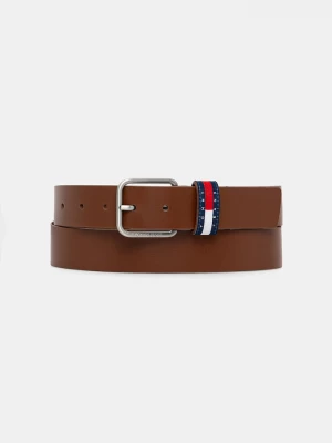 Obrázek produktu Tommy Jeans pásek pánský kožený hnědá