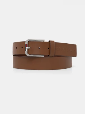 Obrázek produktu Tommy Jeans pásek pánský kožený hnědá