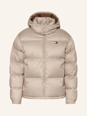 Obrázek produktu Tommy Jeans Péřová Bunda Alaska S Odnímatelnou Kapucí světle šedá