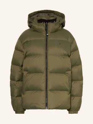 Obrázek produktu Tommy Jeans Péřová Bunda S Odnímatelnou Kapucí olivová