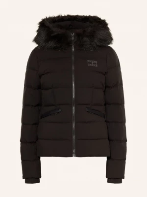 Obrázek produktu Tommy Jeans Péřová Bunda S Odnímatelným Límcem Z Umělé Kožešiny černá
