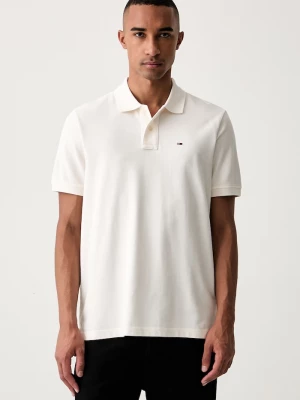 Obrázek produktu Tommy Jeans polo pánské bavlněné béžová