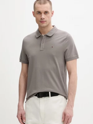 Obrázek produktu Tommy Jeans polo pánské bavlněné hnědá