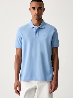 Obrázek produktu Tommy Jeans polo pánské bavlněné modrá