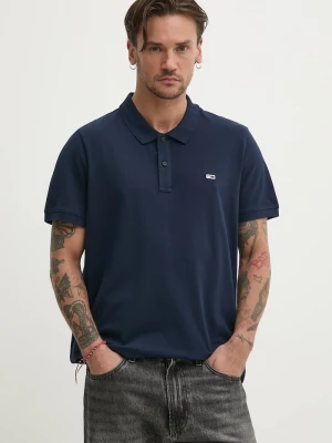 Obrázek produktu Tommy Jeans polo pánské bavlněné námořnická modř