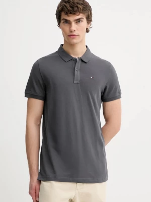Obrázek produktu Tommy Jeans polo pánské bavlněné šedá