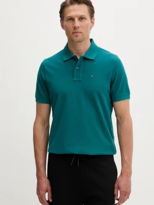 Obrázek produktu Tommy Jeans polo pánské bavlněné tyrkysová