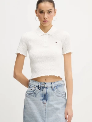 Obrázek produktu Tommy Jeans Polo tričko Tommy Jeans bílá