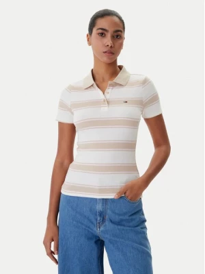 Obrázek produktu Tommy Jeans Polokošile DW0DW22327 Béžová Slim Fit