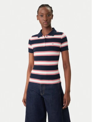 Obrázek produktu Tommy Jeans Polokošile DW0DW22327 Tmavomodrá Slim Fit