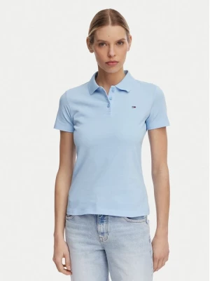 Obrázek produktu Tommy Jeans Polokošile Essential DW0DW20160 Světle modrá Slim Fit