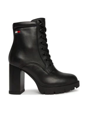 Obrázek produktu Tommy Jeans Polokozačky Tjw Lace Up High Heel Boots EN0EN03109 Černá