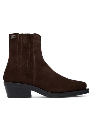 Obrázek produktu Tommy Jeans Polokozačky Tjw Suede Cowboy Boots EN0EN03142 Tmavě hnědá