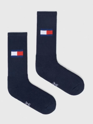 Obrázek produktu Tommy Jeans ponožky s bavlnou 2-pack námořnická modř