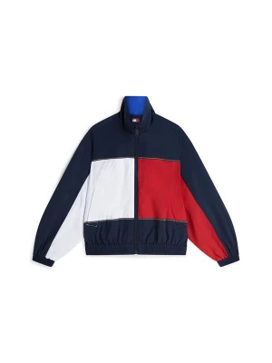 Obrázek produktu Tommy Jeans Přechodná bunda 'Back Logo Regatta Oversized' námořnická modř / červená / bílá