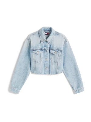 Obrázek produktu Tommy Jeans Přechodná bunda marine modrá / modrá džínovina / červená / bílá